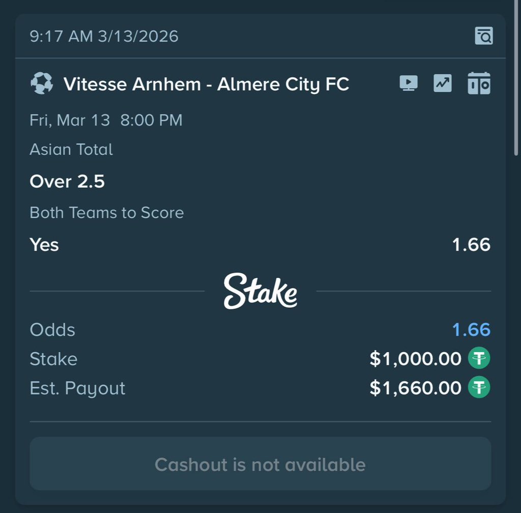 STAKE Winning Bets ⚽️ tweet media