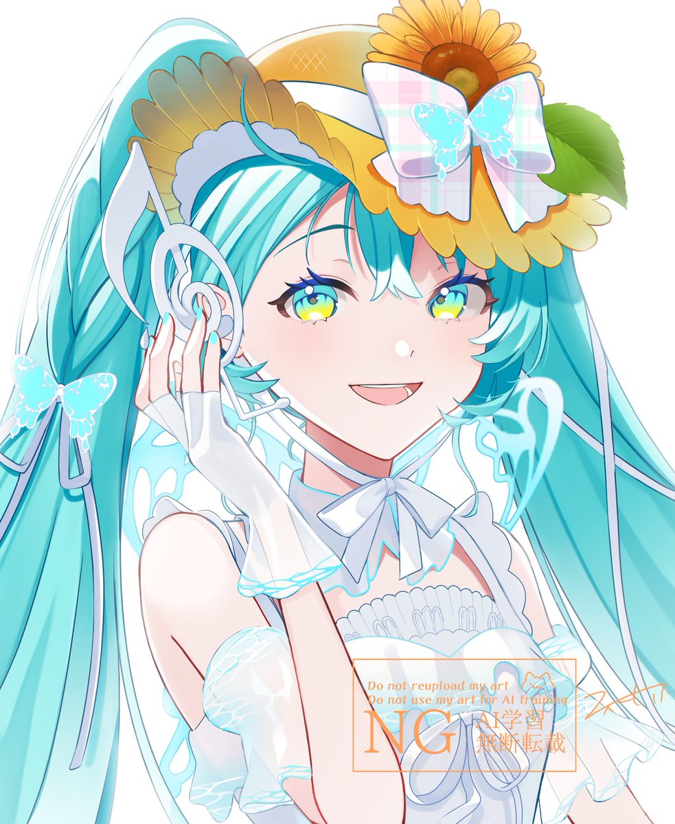 初音ミク 「リクエストありがとうございました」|マスもふﾌﾟﾝのイラスト