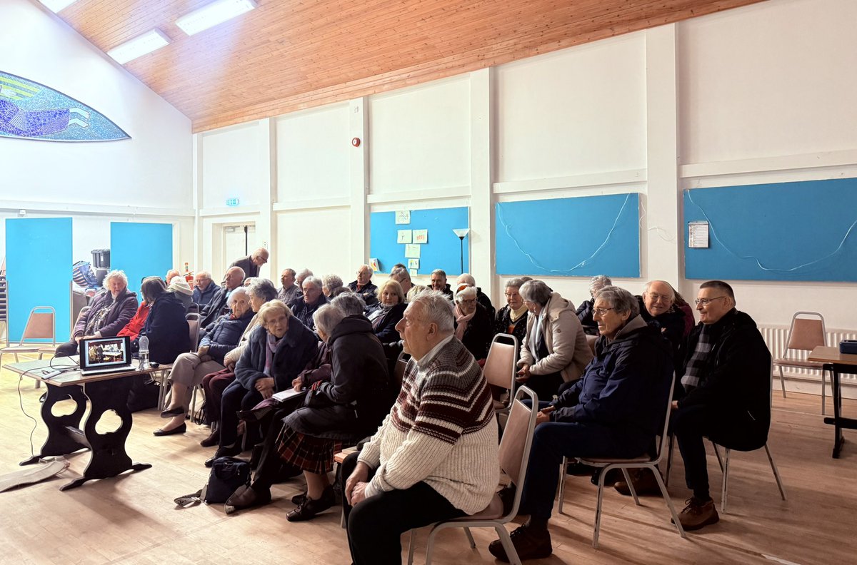 SommeAssoc's tweet image. Last night the venue was Queen’s Parade Fountain Centre to talk to Bangor Historical Society about ‘The Armistice and the Aftermath.’

Thank you for a great welcome and for the donation towards the work of the Somme Association &amp;amp; Somme Museum. 

#outreach 
#lovehistory