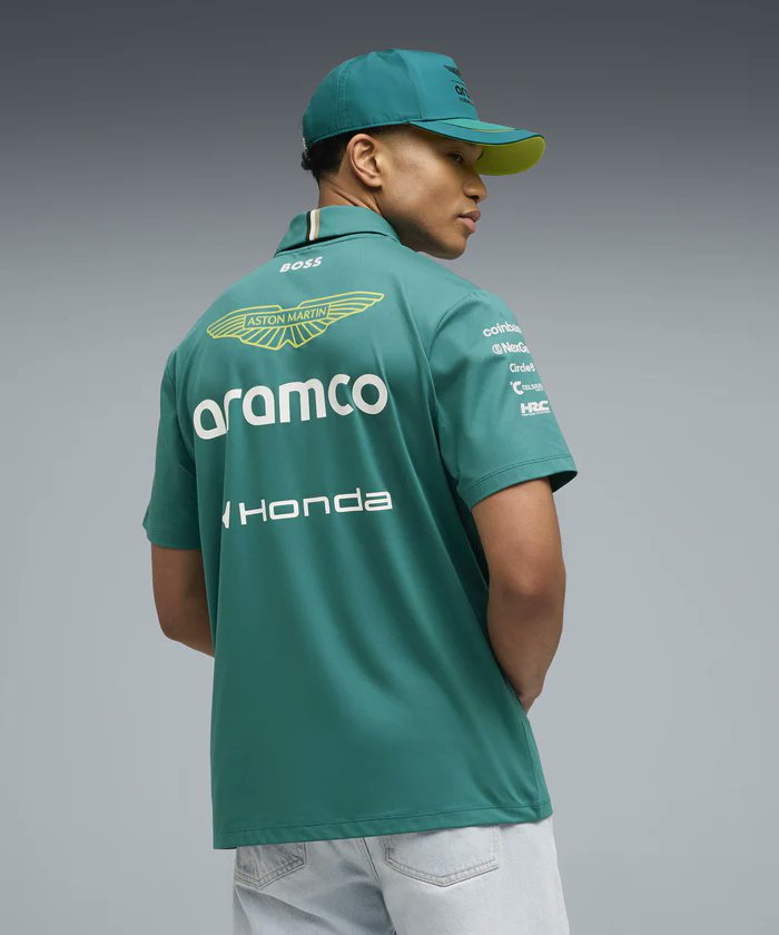 アストンマーティン・アラムコ・ホンダF1 2026 チームポロシャツ S アストンマーティン アラムコ F1 チーム ポロシャツ 2026 #HONDA ロゴ