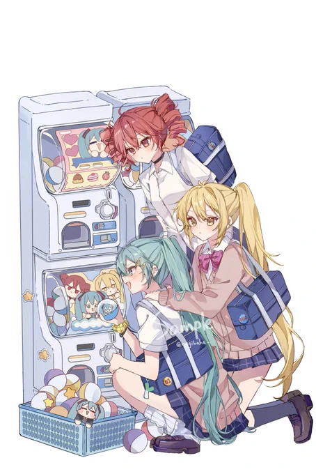とりぷる留年の放課後デート #初音ミク #重音テト #亞北ネル
