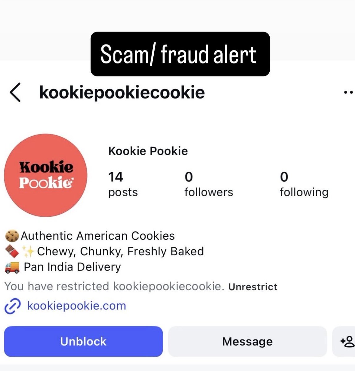 JCJerome's tweet photo. Instagram account from Delhi. Is a fraudster. Beware people. https://t.co/Tu6Mv0QP6U