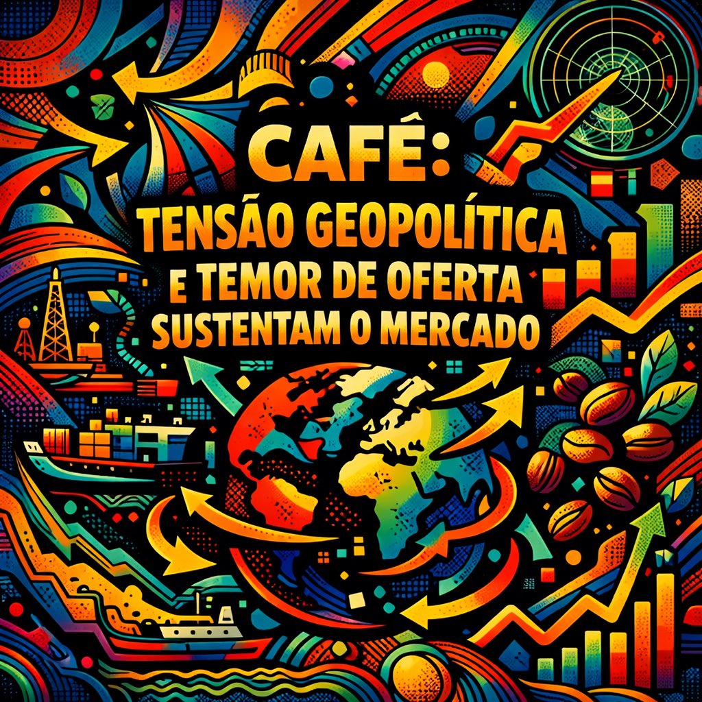 🟥⭕☕⭕🟥   CAFÉ: tensão geopolítica e temor de oferta sustentam o mercado tinyurl.com/5dptftxv