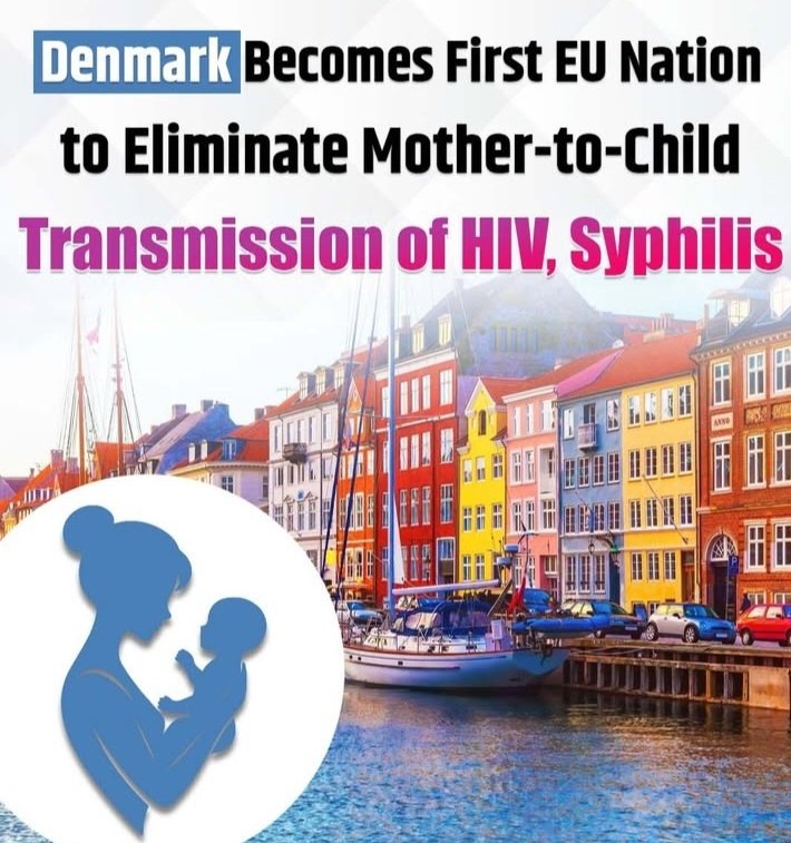 ABCDOFUPSC's tweet photo. History made in Denmark! 🇩🇰 First in the EU to end mother-to-child transmission of HIV &amp; Syphilis. A massive step toward a healthier future. 🙌🏥 #HealthNews #Innovation #HumanRights https://t.co/CO87n0fQ8p