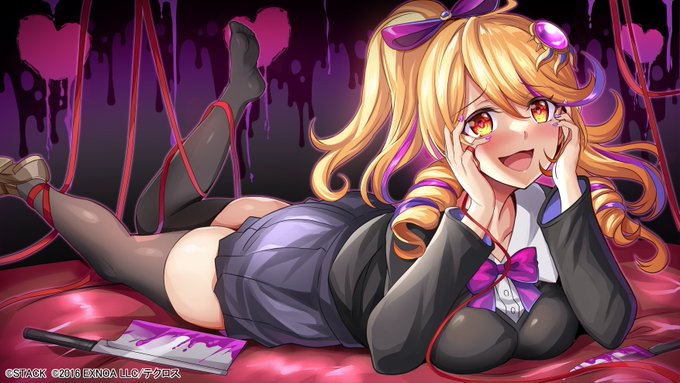 『神姫プロジェクト』×『SchoolDays』コラボの開催おめでとうございます～!! コラボの記念に伊藤誠の瘴気にあてられてヤンデレ化!?してしまったアポロンを描かせて頂きました!! 何卒よろしくお願いいたします～!!【PR】 #SchoolDays #神姫プロジェクト