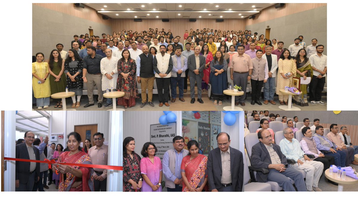 Gujarat Biotechnology University tweet media