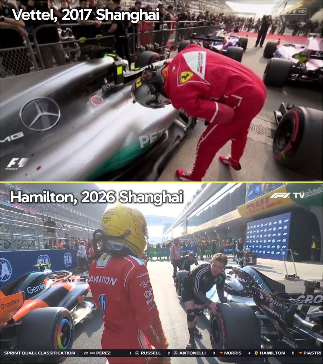 f1speed_indo's tweet photo. Hamilton: "kayak gini ternyata rasanya jadi Vettel dulu..." https://t.co/zA6vE9zDE6