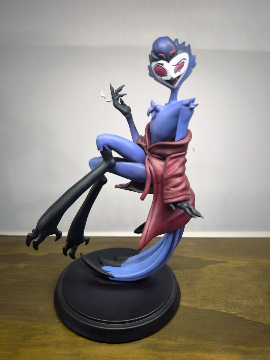 CoreyRlz's tweet photo. Finally two of my favorite fanart sculptures are ready!! 🔥🔥

Stolas painted by: ig https://t.co/s1KTWsqtLG
Blitzø printed and painted by: ig fenrir.hkpz 

#HelluvaBoss #HelluvaBossFanart #Stolitz #3dprint #3dart #Stolas #helluvabossstolas #doomlabs_ https://t.co/BNcjNq54WS