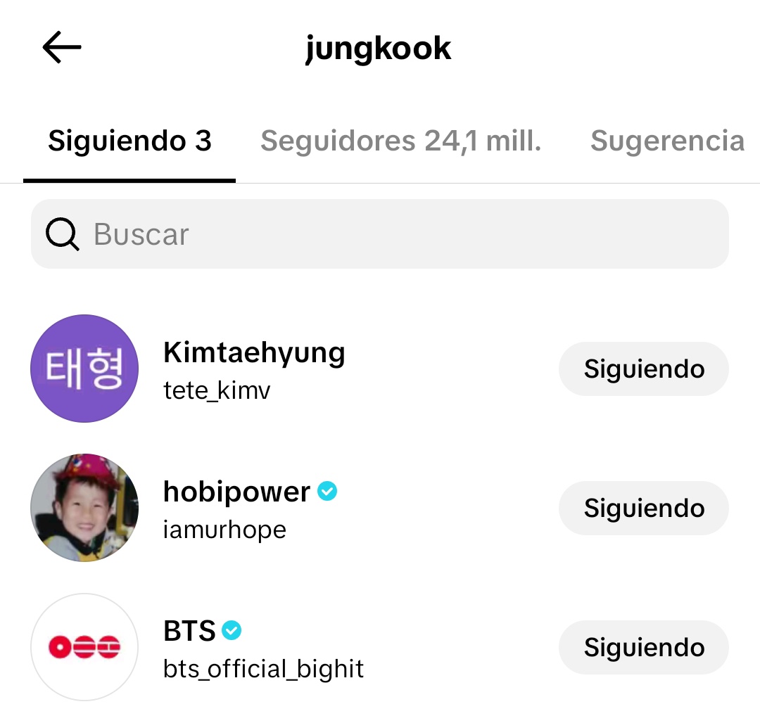 sugadboy's tweet image. Al parecer Taehyung se creó una cuenta de TikTok y tanto Hoseok como Jungkook ya lo siguen, me encanta