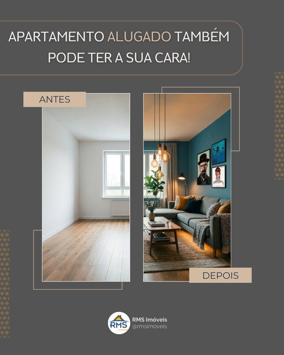 RMSimoveisdf's tweet image. Muita gente pensa que não pode personalizar um imóvel alugado, mas algumas mudanças são possíveis. Você pode adaptar o espaço ao seu estilo, desde que devolva o imóvel nas mesmas condições da vistoria inicial. Pinturas e decorações reversíveis são boas opções
#AluguelDF
#brasilia