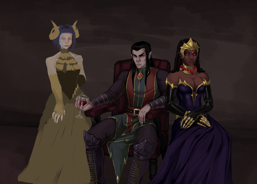 Strad Familly paint Commission wip <3