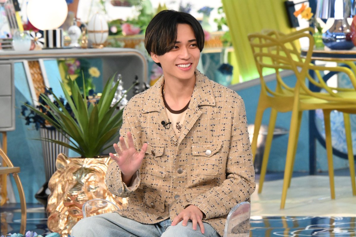 現在放送中のA STUDIO+にて、永瀬廉さんがTaiga Igariのファンシー 