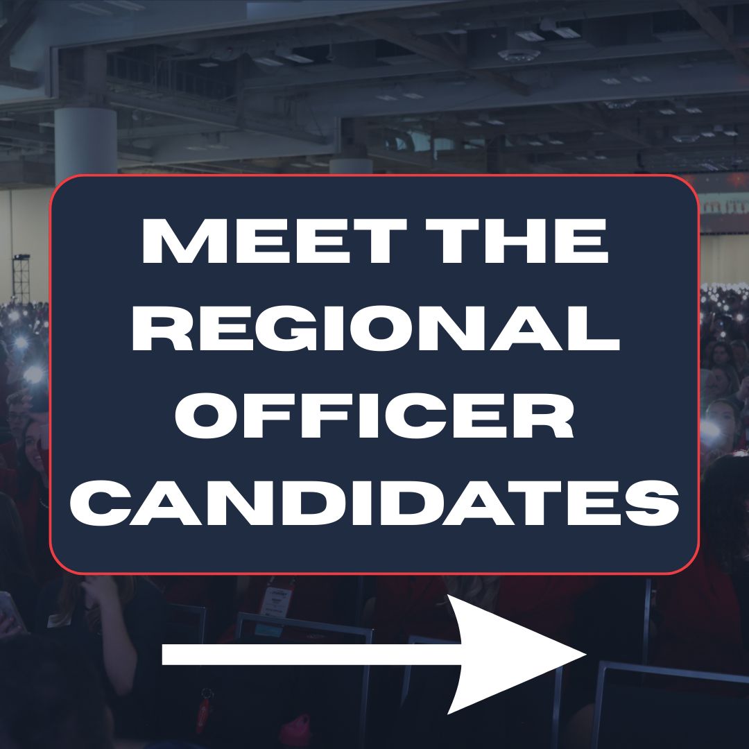 flfccla's tweet photo. Meet our Regional Officer Candidates!👏 Each candidate brings their own passion, ideas, and commitment to leadership!🗣️ #FLSLC26 #FLFCCLA https://t.co/fN3UzdYyQY