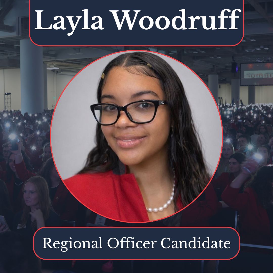 flfccla's tweet photo. Meet our Regional Officer Candidates!👏 Each candidate brings their own passion, ideas, and commitment to leadership!🗣️ #FLSLC26 #FLFCCLA https://t.co/fN3UzdYyQY