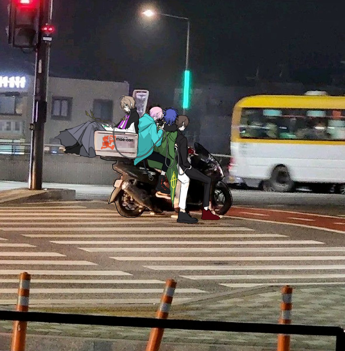 이루마 쥬토 경찰차 지원 못 받아서 딸배로 폿세 연행해감