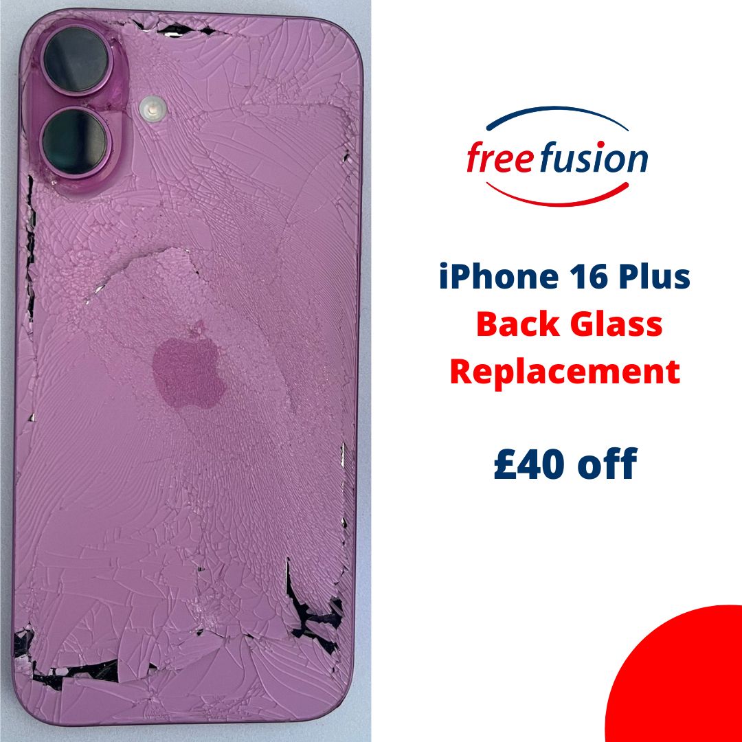 free_fusion's tweet image. 📱 Cracked iPhone back? Fix it properly and save.

💥 Up to £55 OFF iPhone back glass replacement
(discount depends on model)
🛠 Professional repair
🏆 13 years’ experience
⏱ Same-day service on most models
🛡 Warranty included

Message us to check your model. 
#iPhoneBackGlass