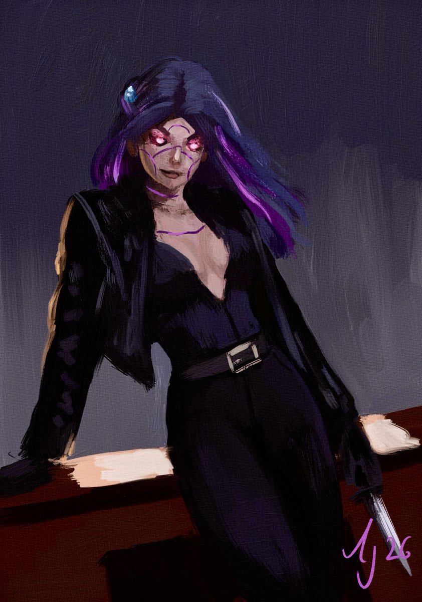 artbyadityajain's tweet image. It’s Friday and my OC Saela is dressed up🩸
That’s usually bad news for someone.

✨ Comms open ❗️ Vgen.co/adityajain ❗️✨ 
Shares and referrals are really appreciated🙏✨

#FantasyArt #DarkFantasy #fantasycharacter #oc #conceptart