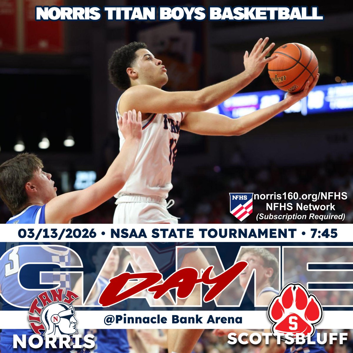 Norris Titans Boys Basketball tweet media