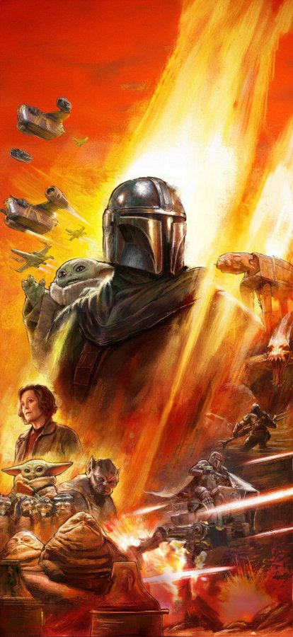 Ludwig Göransson à propos de la création de la musique de ‘THE MANDALORIAN AND GROGU’ :  

« C'était à plus grande échelle. Nous avons un orchestre de 105 musiciens (contre 70 pour la série). La musique représente en quelque sorte les expressions du visage sous le casque. Est-ce