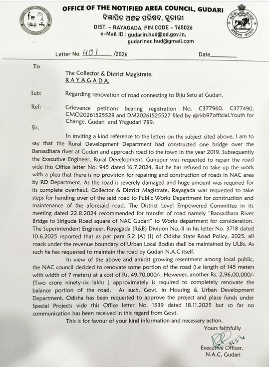 Collector & DM, Rayagada tweet media