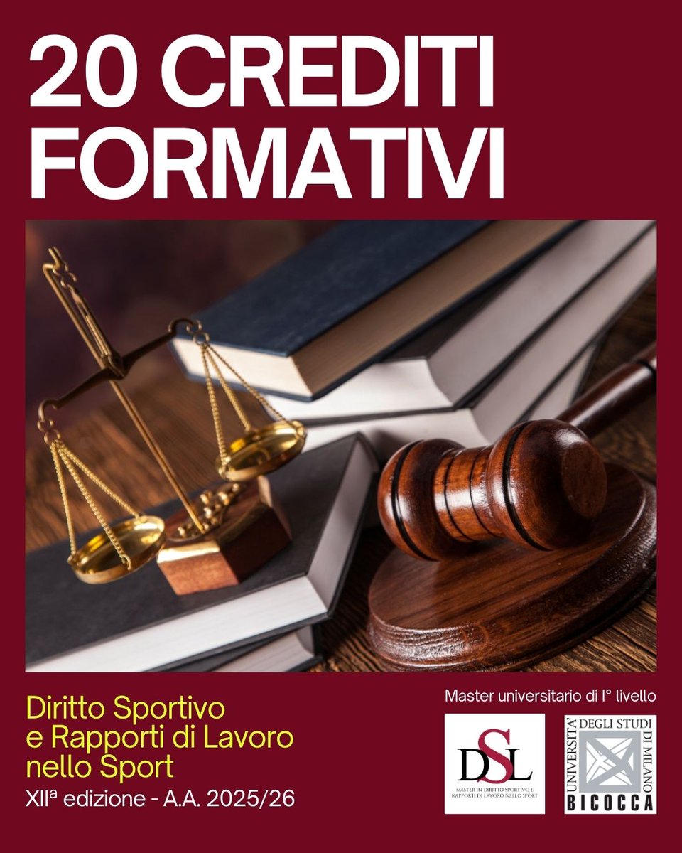 Master Diritto Sport tweet media