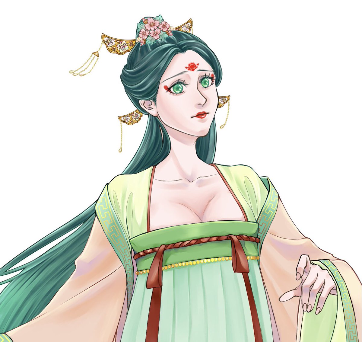 aoboo23's tweet photo. 最近描いた人間の女と人外の男 https://t.co/x5PskzeJO0