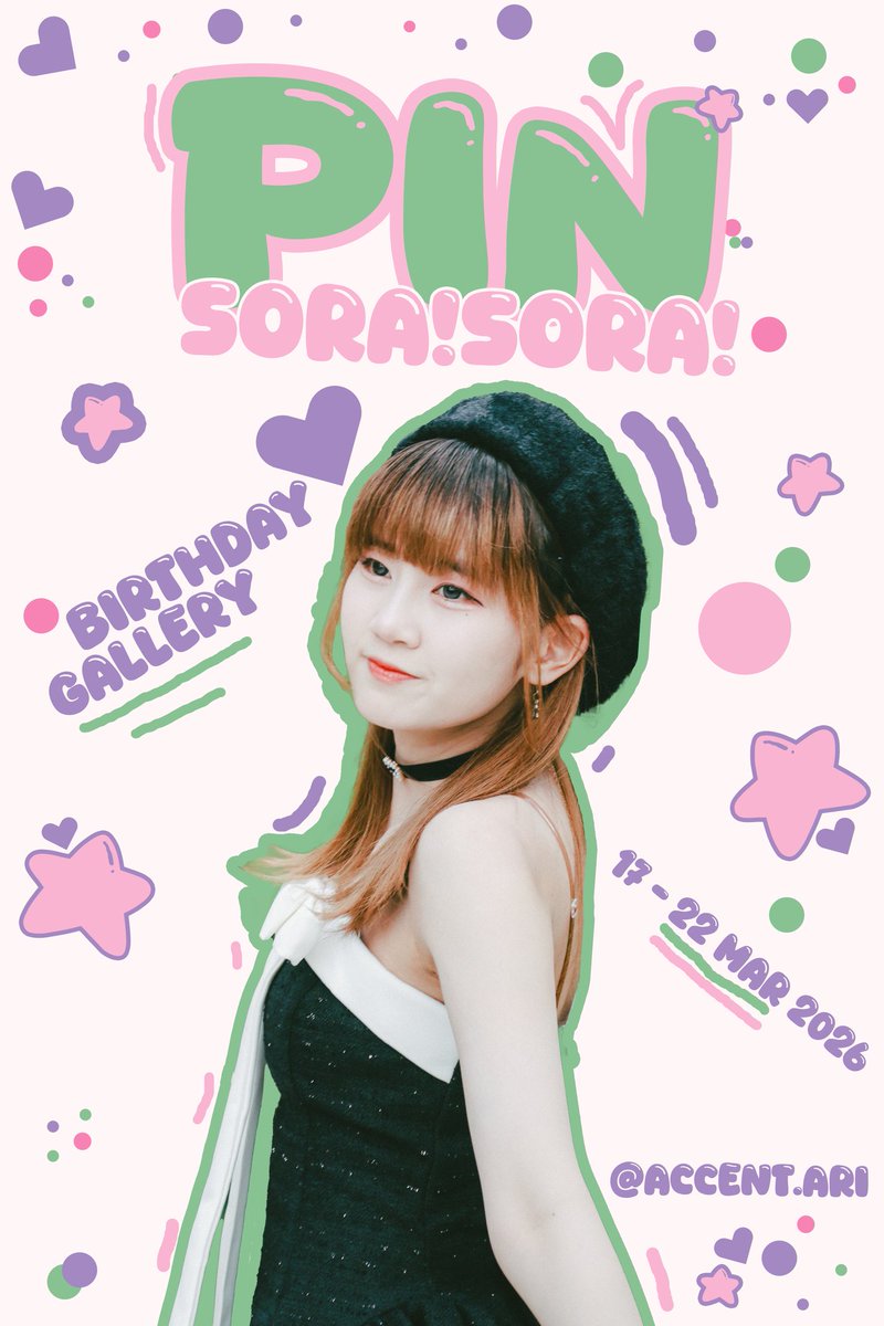 Sky_Ranger_'s tweet photo. @Pin_SoraSora
Birthday Gallery
17 - 22 MAR 2026 At
@accentAriBKK
2nd floor Soi Phaholyothin 9 5pm onward

#PinSoraSora #ピンソラソラ 
#SoraSora #ソラソラ https://t.co/KdqpOAz4xO