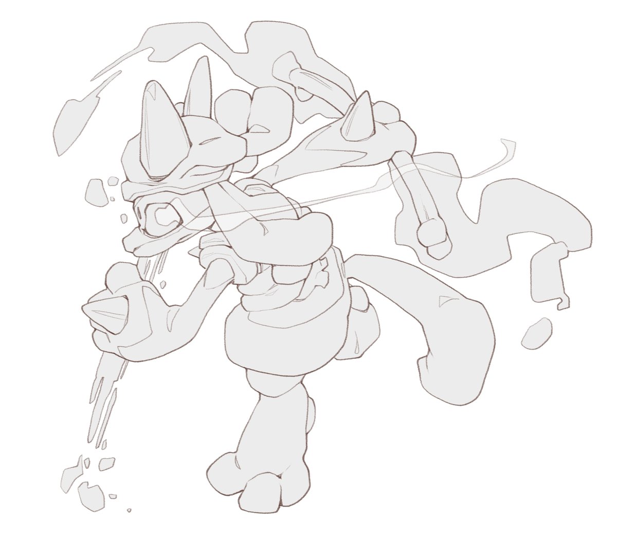 Some Lucario action