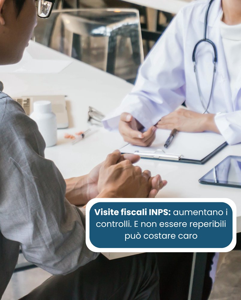 Se il #medicofiscale non trova il lavoratore al domicilio dichiarato e non esiste una valida giustificazione, le conseguenze possono essere pesanti persino il #licenziamento. #visitafiscale #consulentedellavoro