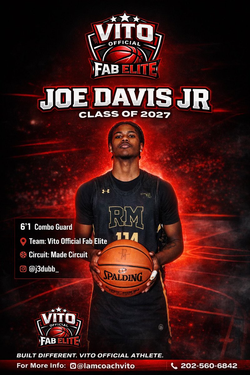 TeamVitoGoats's tweet photo. @madehoops @dougniblock last year was honorable mention during the live period for 2027 this year Joe gonna take off ! #bothends trained by one if the best trainers in the DMV! JJ gonna take flight! Great footwork and knack for scoring the ball! #JoeDavisjr #MCC finest! #Collegecoaches look out! @MarcusHelton