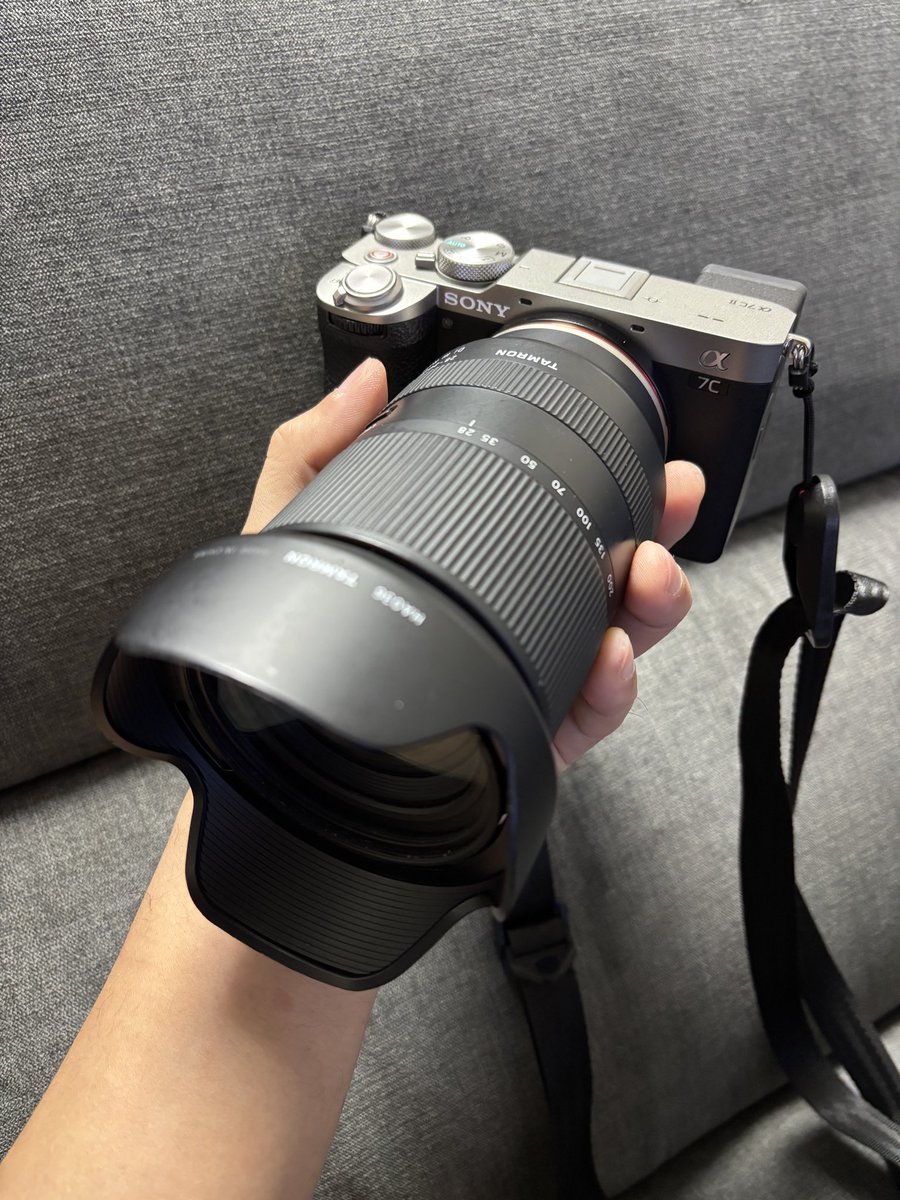 my new gearってワケ😉
SONY α7c2とTamron28-200mm！！！
アガる！！！！モチベ高い！！！