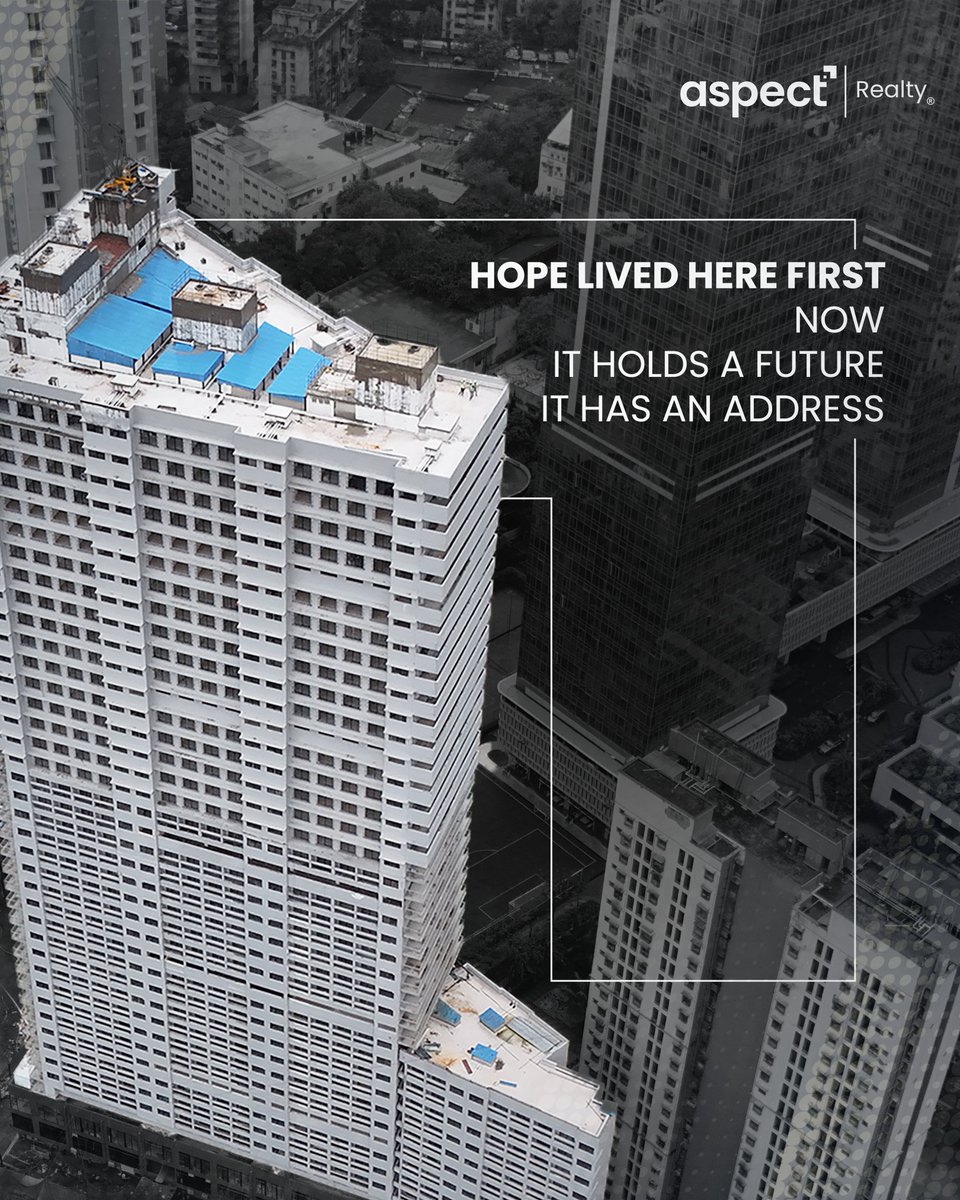 Aspect_realty's tweet photo. A promise made to the community, now fulfilled. This SRA project brings families back to a secure home with better infrastructure, thoughtful planning, and the dignity of a permanent address.
#AspectRealty #RealEstate #Mumbai #SRAProject #Worli https://t.co/wxvuovQSRU