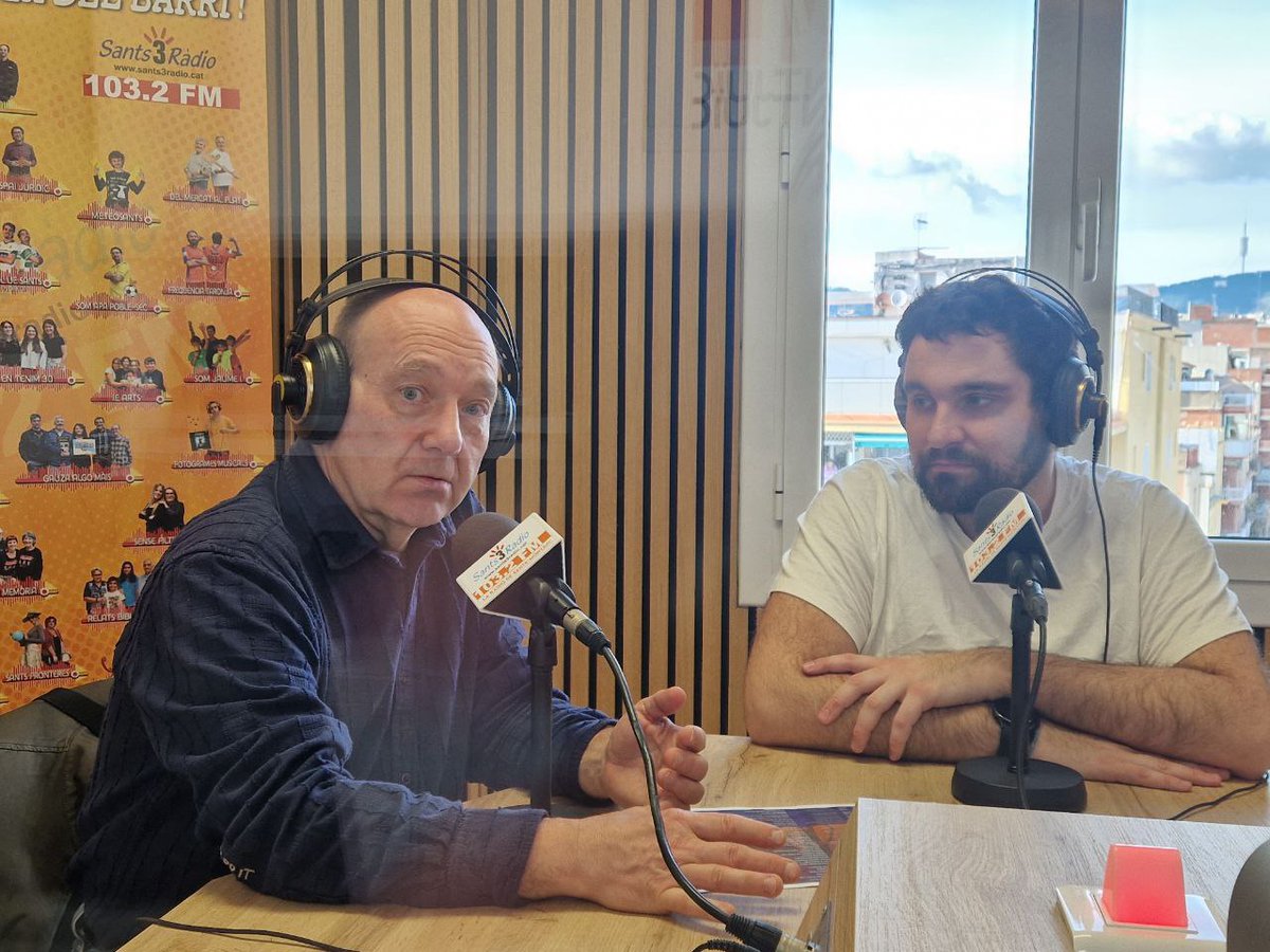 sants3radio's tweet image. El veïnat del Poble-sec tornarà a gaudir de les festes de #SantaMadrona del 13 al 15 de març.🎉
Al #SantsMontjuïcAlDia entrevistem en @Sergi_Gazquez i en Josep Guzman que ens presenten totes les activitats.

🎧Audio👉open.spotify.com/episode/7DQuq8…
📰Notícia📸👉el3.cat/noticia/155808…