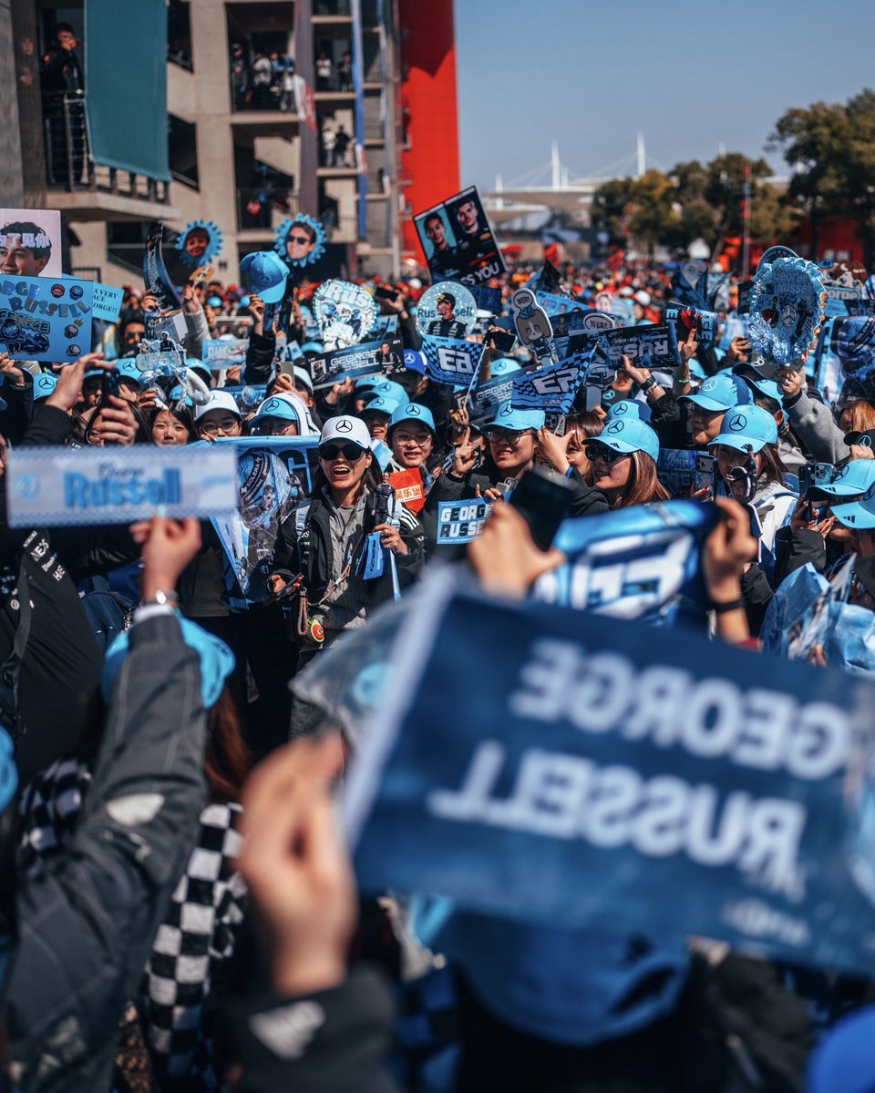 MercedesAMGF1's tweet photo. We went to see Team GR China and they showed UP! 🤩🤩 https://t.co/1y2gvKpc15