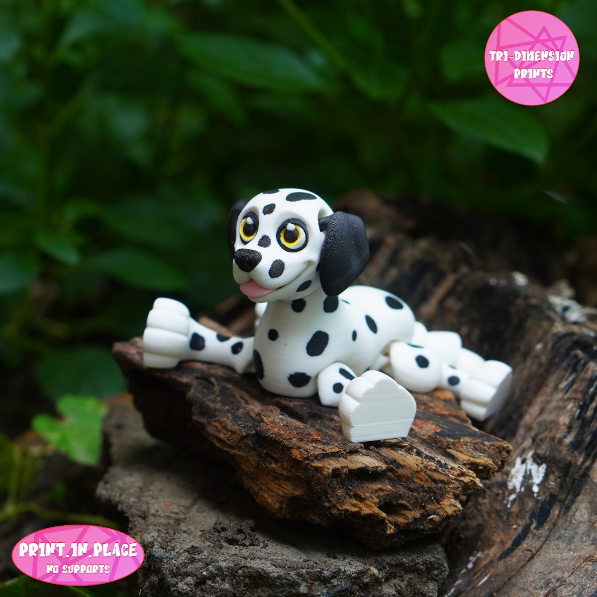 prints35833's tweet photo. Flexi Dalmatian Dog Now Available In @Cults3D   

STL LINK :- https://t.co/WOK3QM23hW

#3DPrinting #3dprint #cults3d #3dprinted #3dstl #dalmatiandog #dalmatian https://t.co/Y9CvHdt1o1