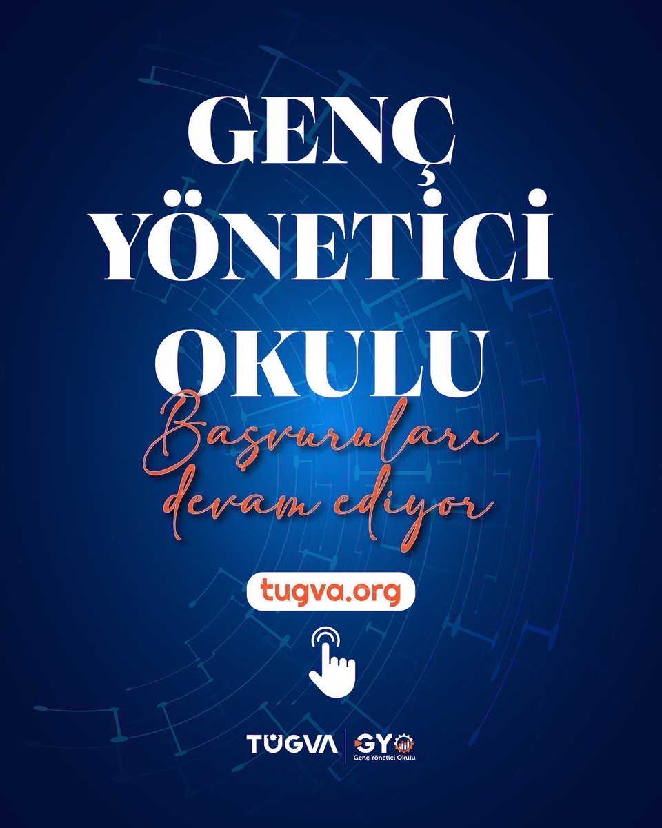 Liderlik yolculuğuna sağlam bir adım atmak isteyen gençler için 
Genç Yönetici Okulu başvuruları devam ediyor. 🚀

🔗 Başvuru için:
basvuru.tugva.org/genc-yonetici-…
Başvuru linki ayrıca BİO'da!
