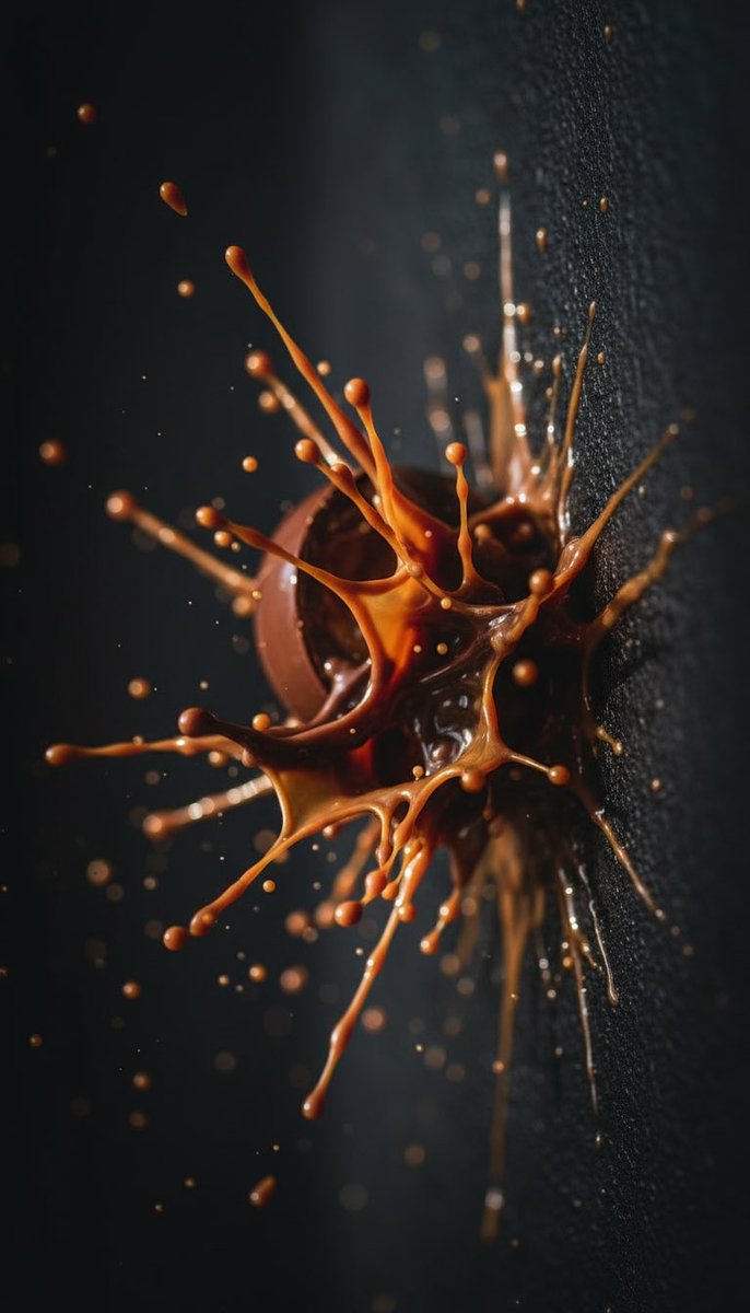 wallofsweets's tweet photo. Chocolate Core Explosion 🍫💥

A molten chocolate dessert smashed in slow motion.

Cracks.
Impact.
Chocolate everywhere.

Pure ASMR satisfaction.

#asmr
#chocolate 
#slowmotion
#satisfying
#dessert
#WallofSweets https://t.co/JoJcNUMO84