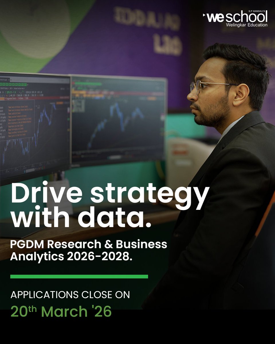 Welingkar Institute tweet media