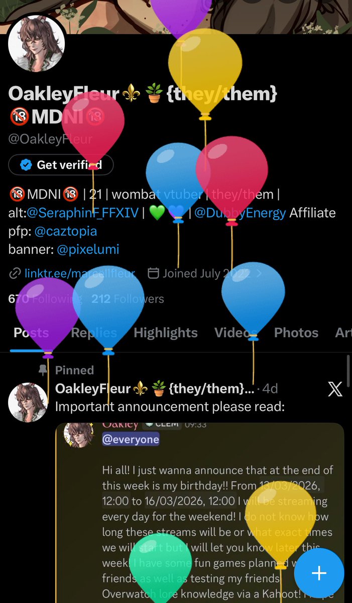 OakleyFleur⚜️🪴{they/them}🔞MDNI🔞 tweet media