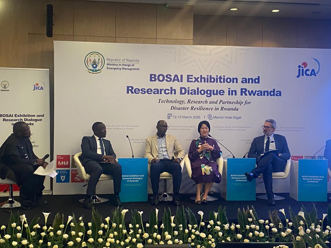 JicainRwanda's tweet image. Happening now on the second and final day of the Bosai Exhibition &amp;amp; Research Dialogue.

Today’s panel brings together actors from government, academia, and development partners to discuss the way forward in disaster response, with collaboration strongly emphasized. The discussion