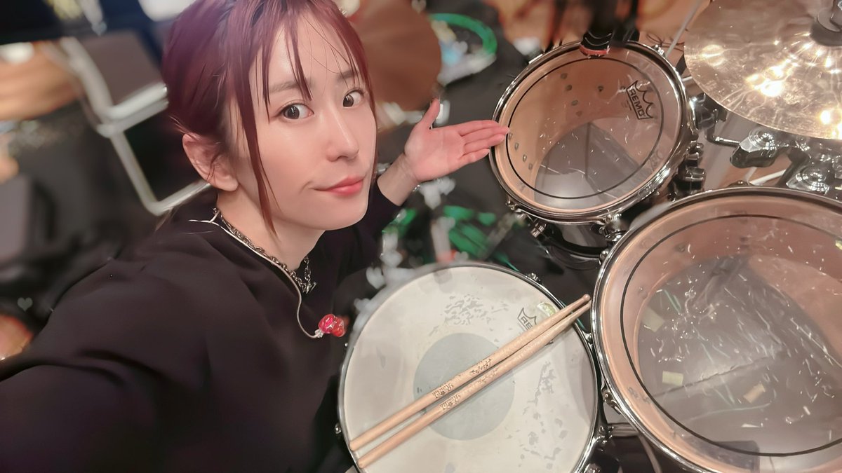 ドラムセット　北広島 Pearl / RS525SCWN/CN #91-レッドワイン ROADSHOW ドラムセット(組立て