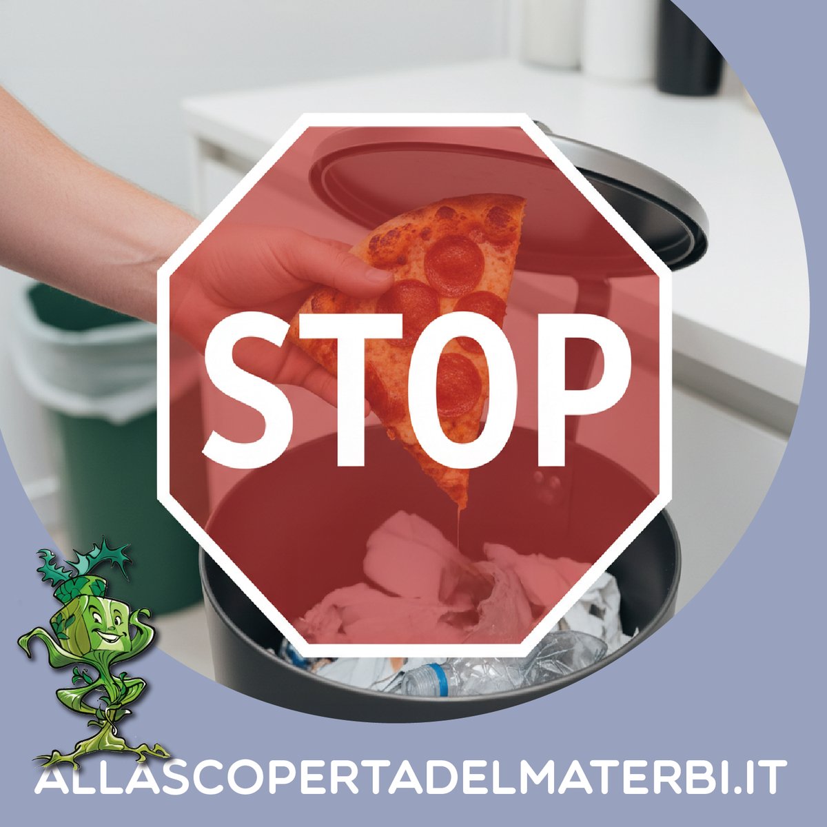 Stai per buttare l’avanzo della pizza nel secco? 🍕 STOP!
L’organico, se separato bene, diventa nuova vita: meno CO₂ e più compost naturale.
Vale anche per lo scarto del tuo avocado 🥑—fai la scelta giusta!