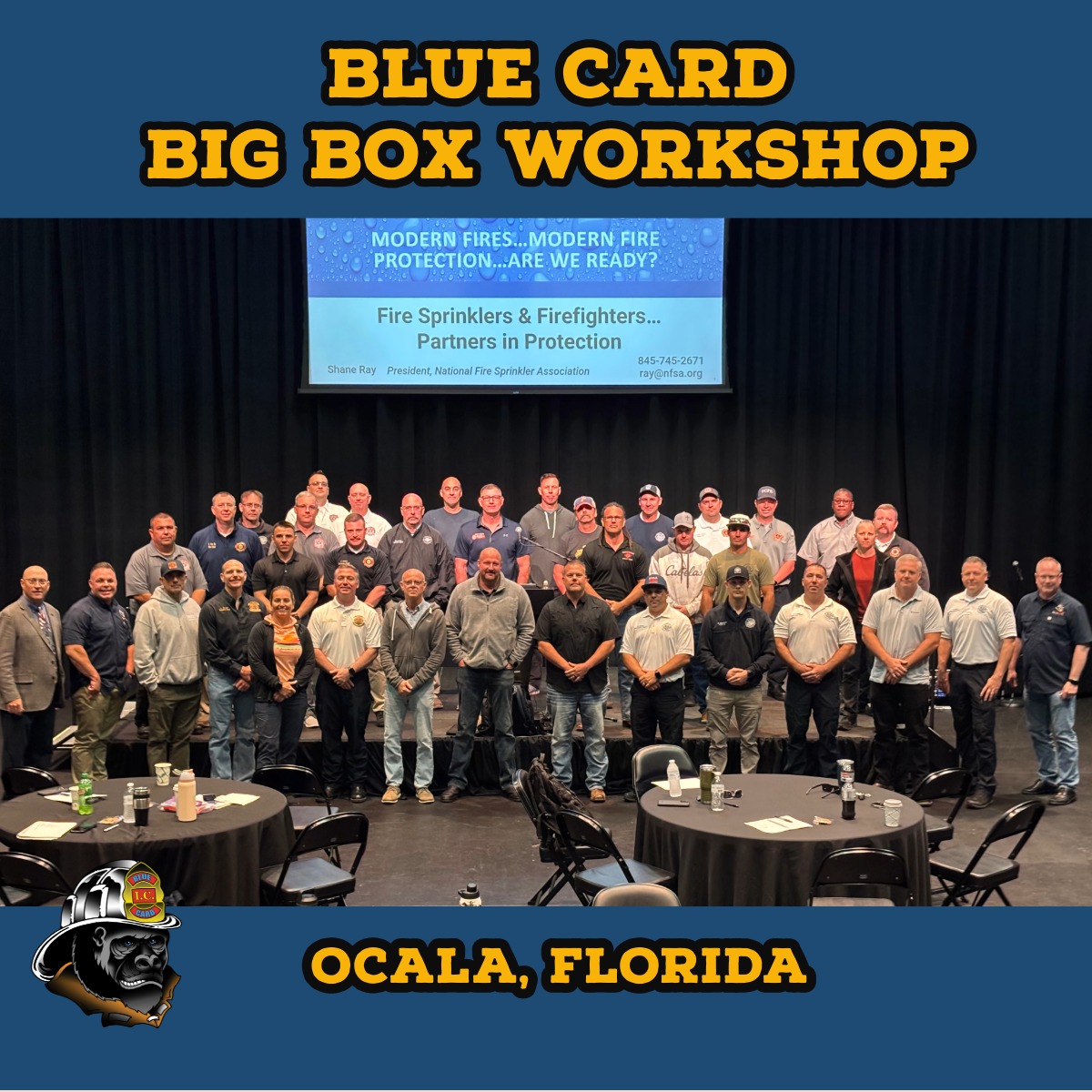 Wrapping up the Blue Card Big Box Workshop in Ocala, Florida today. On ...