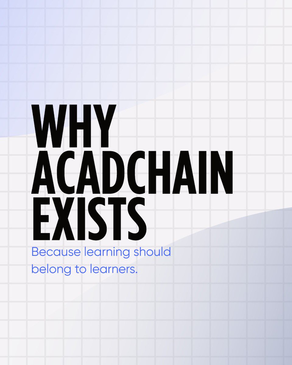 AcadChain tweet media