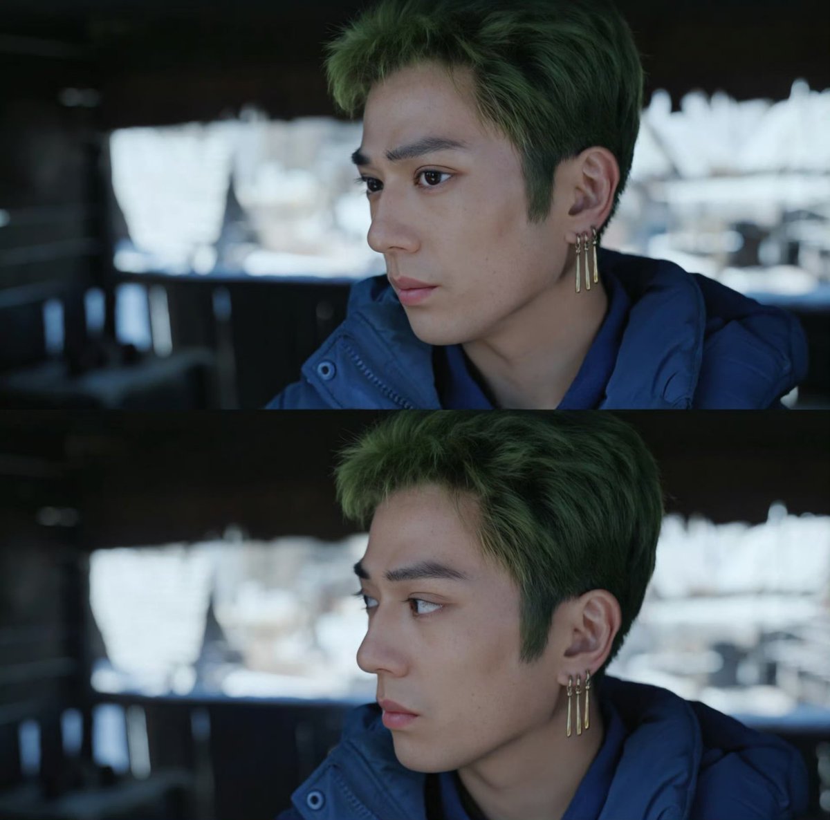 이 분 사람인 거 확실하냐고 물었다