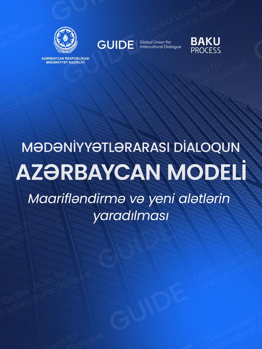 culture_gov_az's tweet photo. “Mədəniyyətlərarası dialoqun Azərbaycan modeli: maarifləndirmə və yeni alətlərin yaradılması” layihəsi həyata keçiriləcək.

Ətraflı: https://t.co/IoWdtKkDYY https://t.co/3LasnFULVu