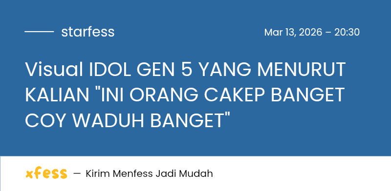 Starfess || CEK PINNED UNTUK KIRIM MENFESS tweet media