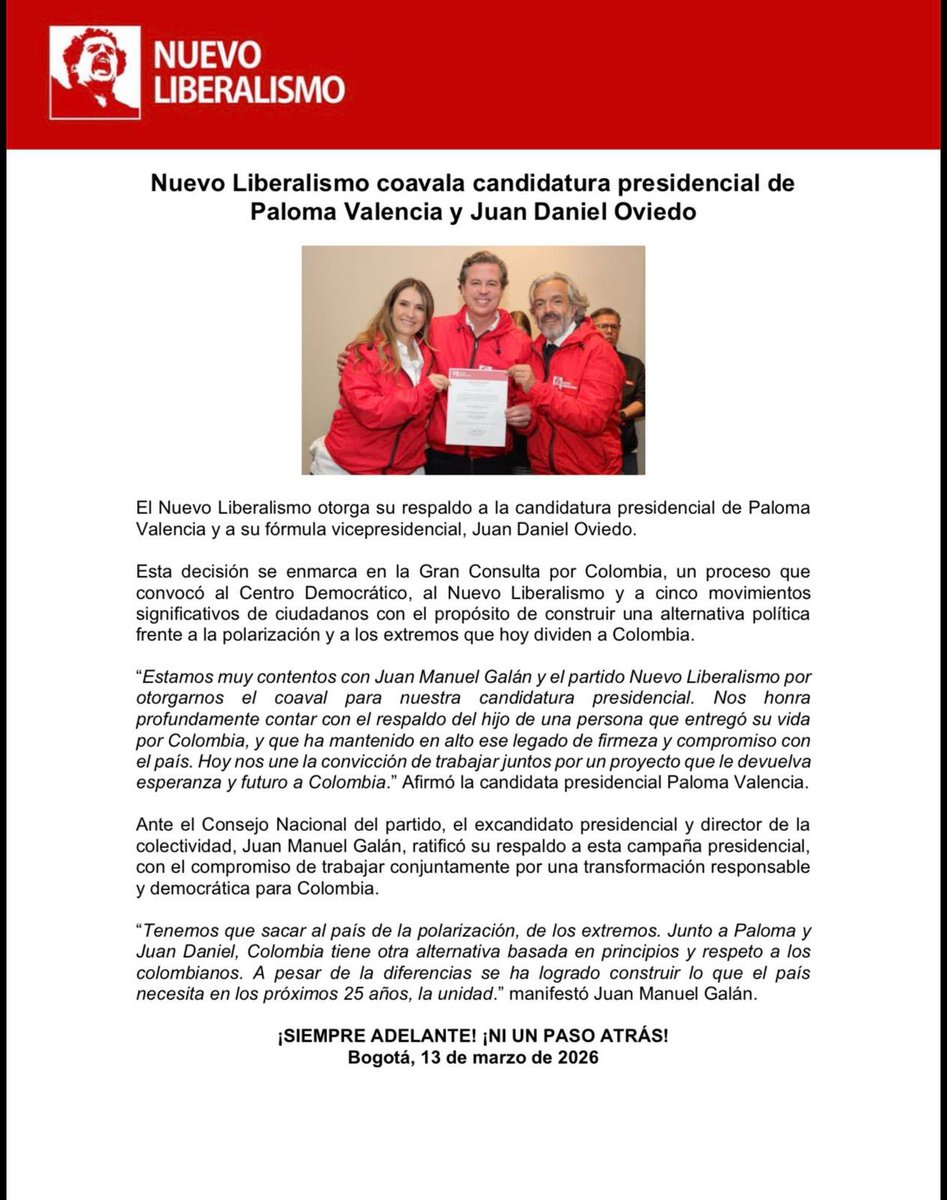 Paloma Valencia L tweet media