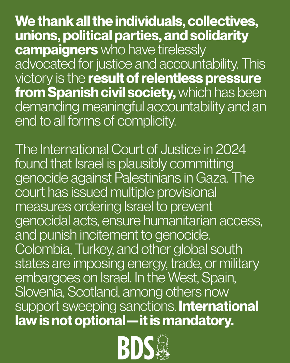 BDS movement tweet media