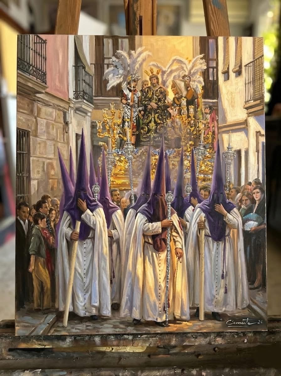 "SEÑOR DE LA SENTENCIA" Óleo sobre lienzo 55 x 46 cm. 2026.